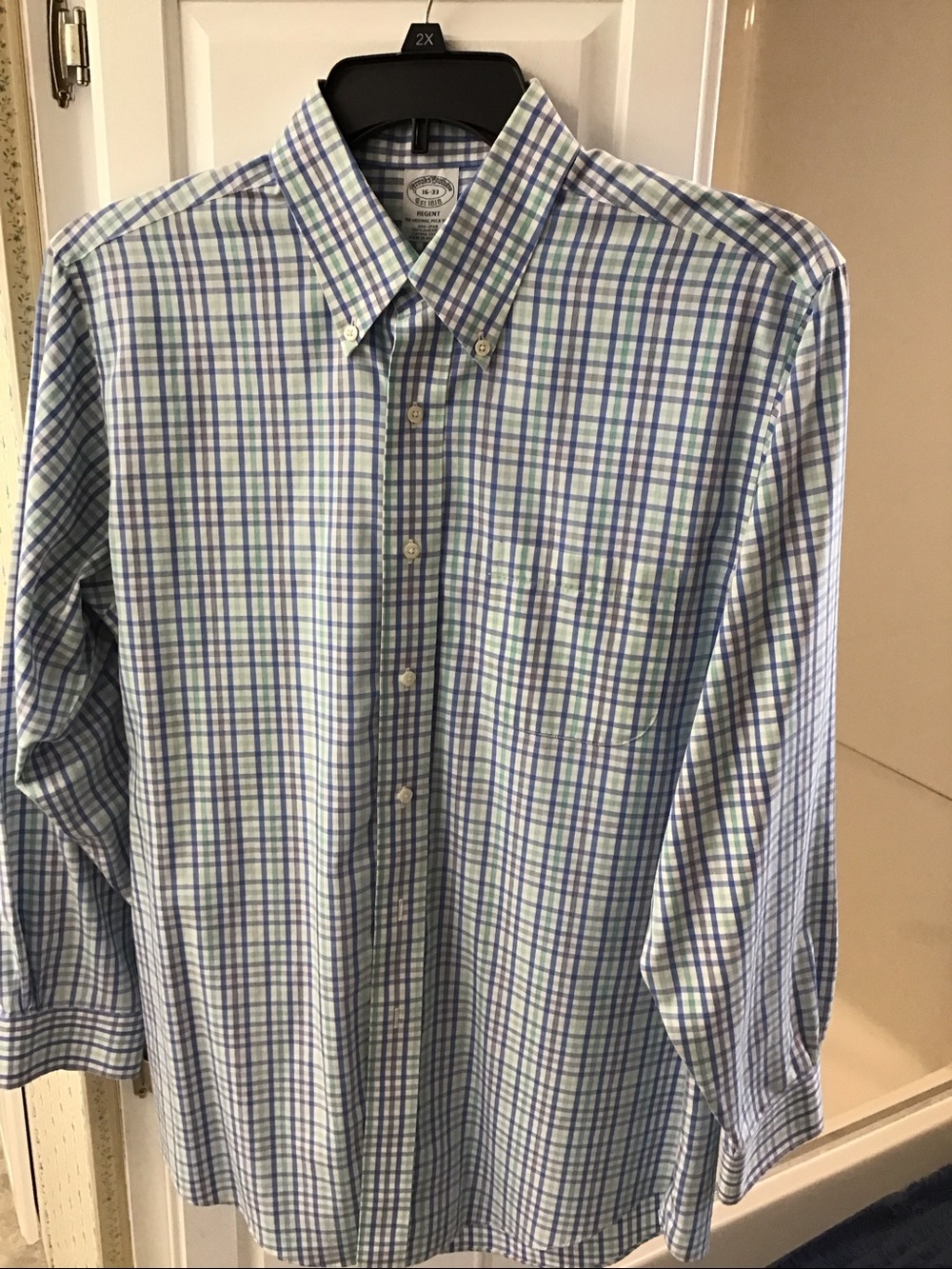 Men's Plaid Button-Down Shirt
